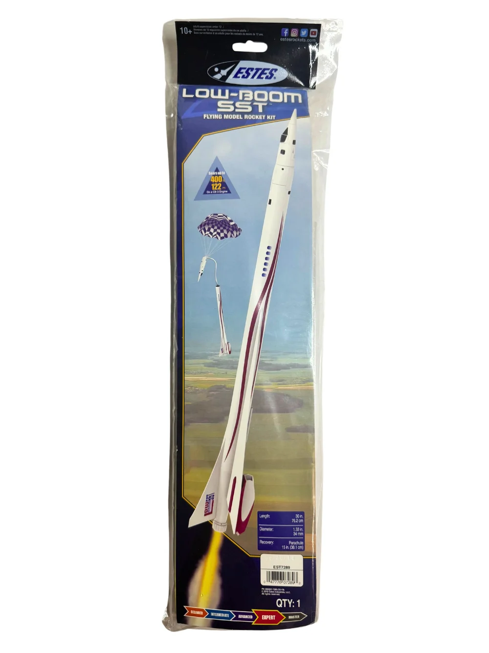 Buy Estes Low-Boom SST Flying Model Rocket Kit - #7289 — Launch